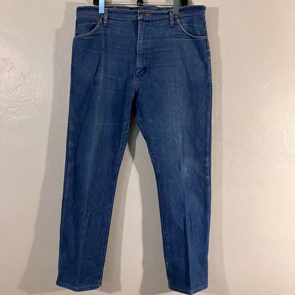 Vintage 80s Wrangler Distressed Western Cowboy Denim‎ Jeans